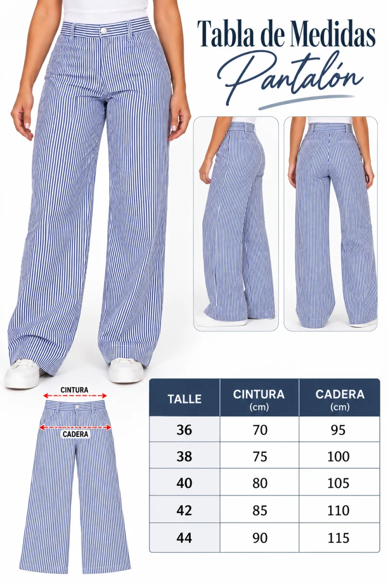 Jeans rayas finas